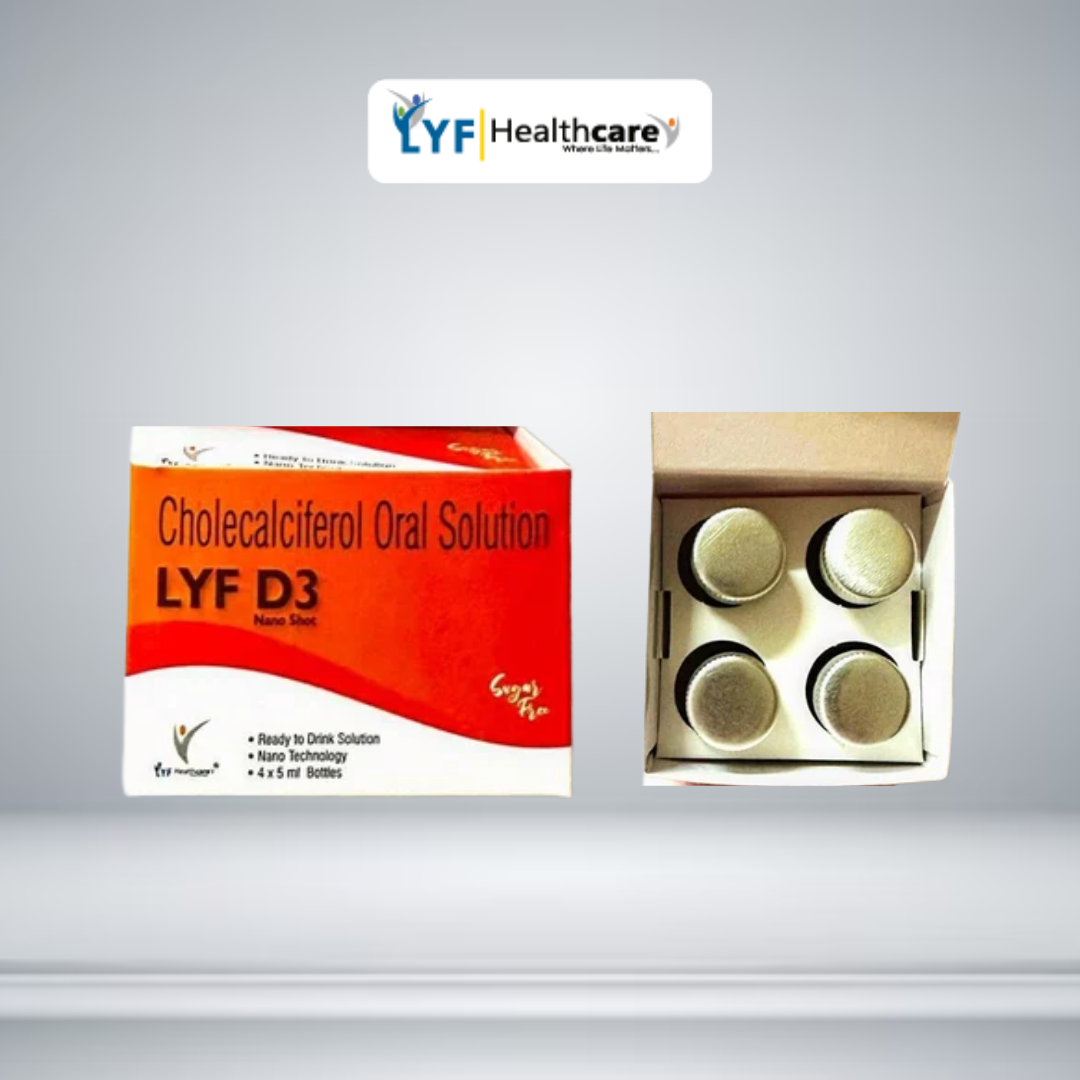 LYF D3 NANO SHOTS 60k Cholecalciferol Oral solution - Image 2