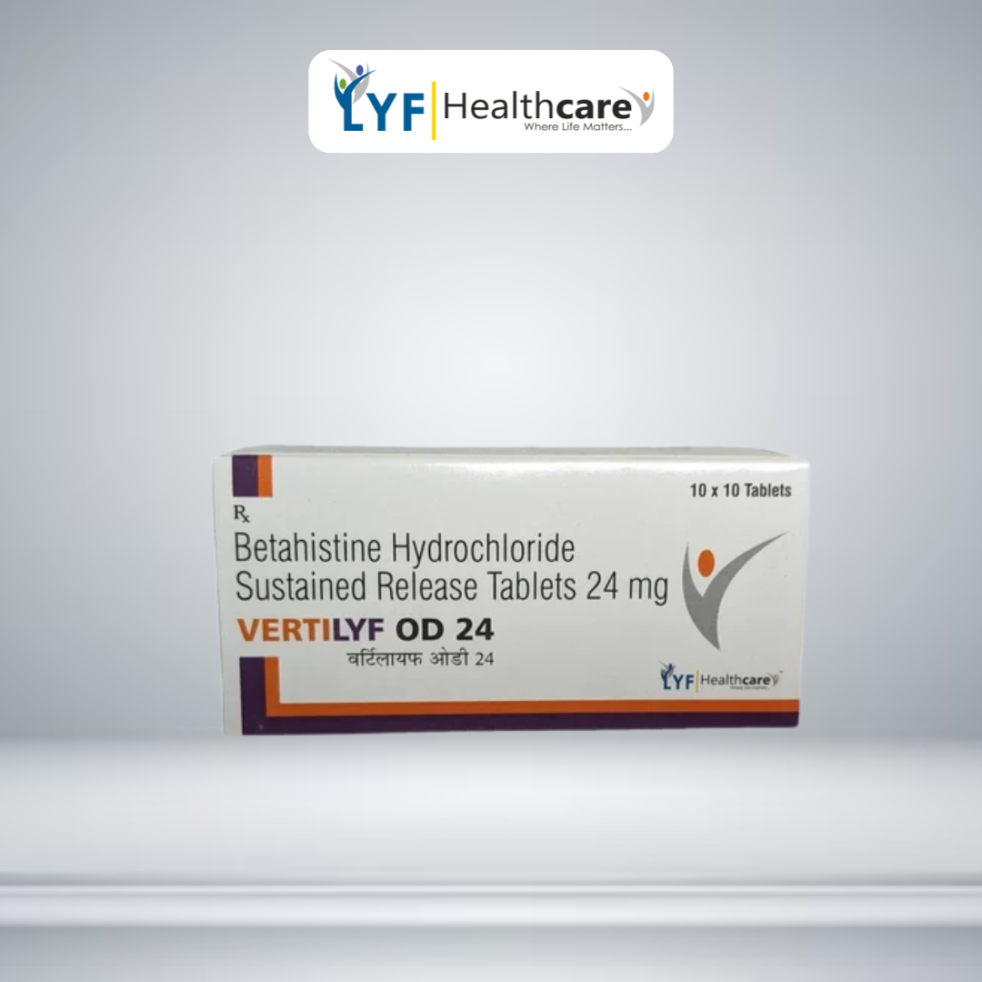 Vertilyf OD 24 Betahistine Hydrochloride Tablets